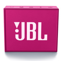 JBL GO音乐金砖无线蓝牙音箱户外便携多媒体迷你小音响低音炮 玫红色