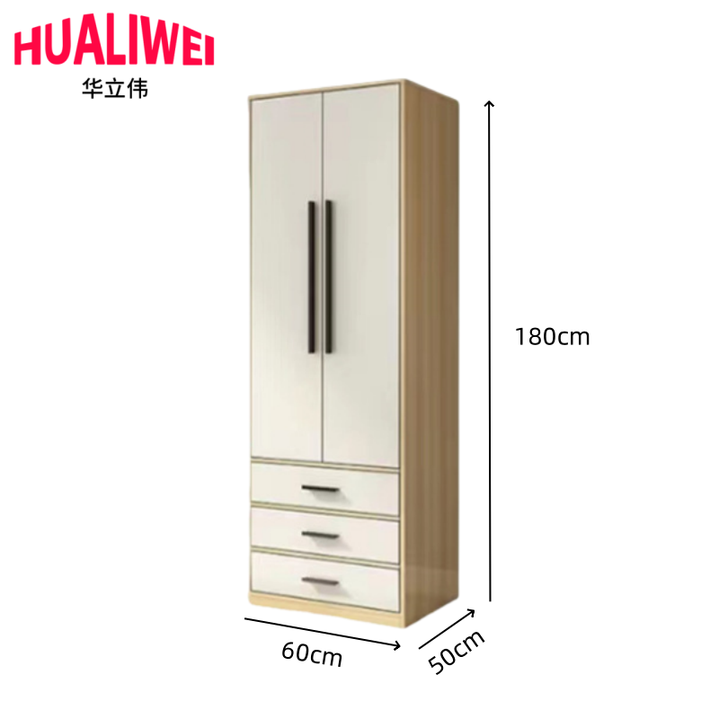华立伟衣柜胡桃色个高清大图
