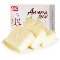 盼盼 糕点 梅尼耶涂层蛋糕 奶香味56g*4盒(早餐办公食品)