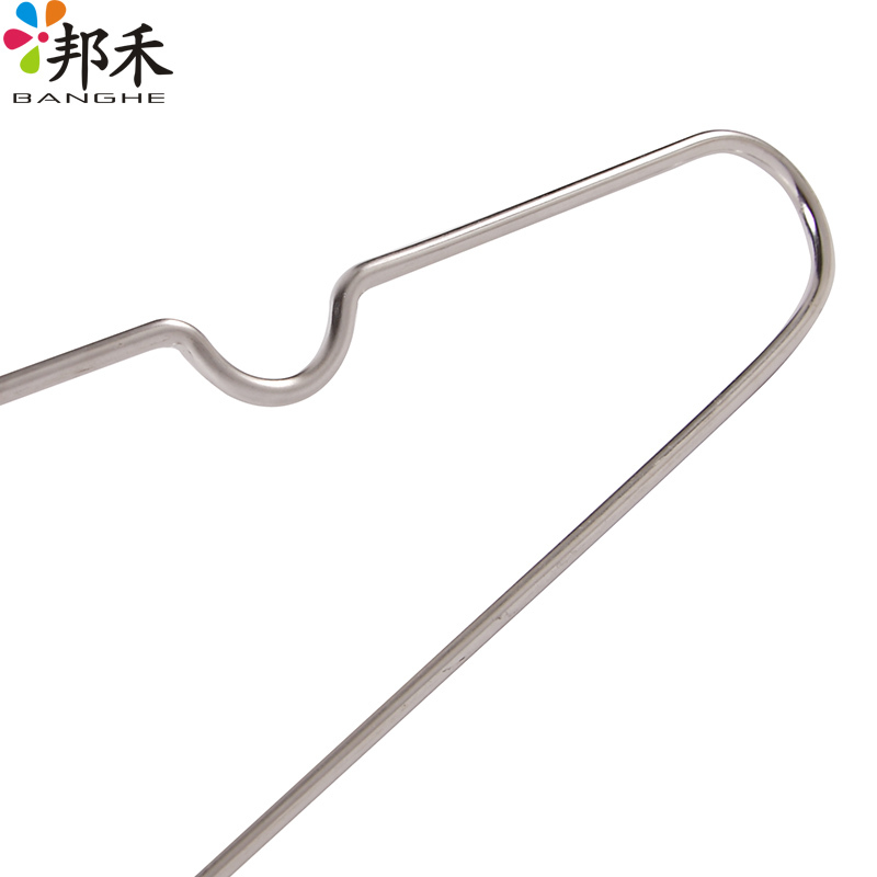 邦禾(banghe) 304不锈钢实心衣架 晾衣架 衣挂 衣服架 裤架 衣撑晒挂衣架挂衣服
