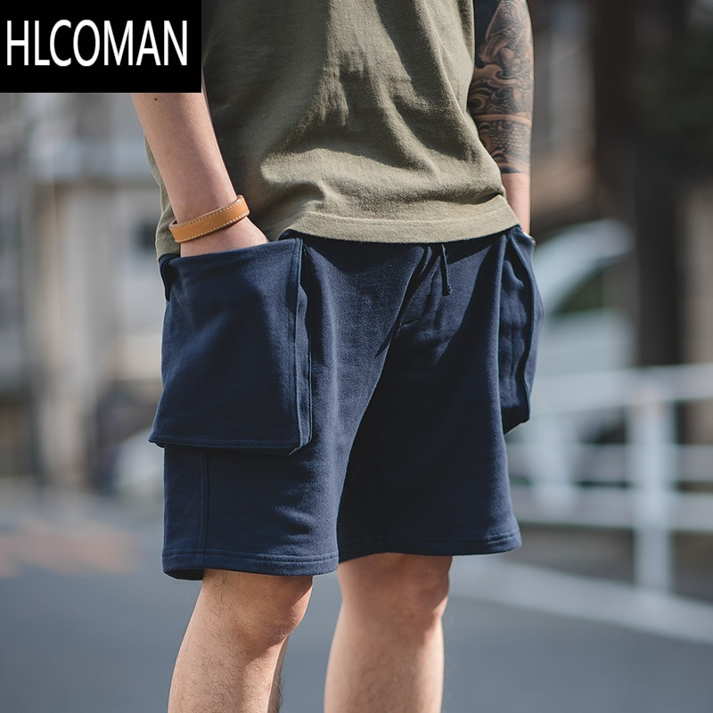 HLCOMAN美式P44棉工装短裤青少年适用直筒型夏季男装工装 青少年适用马裤 美式P44短裤 水洗五分裤