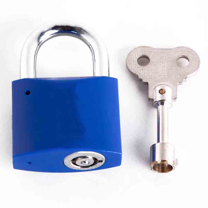 中犀ZX-30 40mm 塑钢通开 梅花锁 (计价单位:个)蓝色高清大图