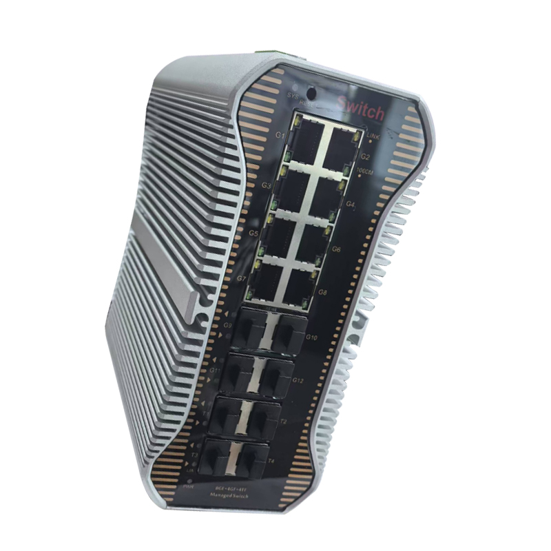 迪信光谱 工业以太网8光8电全千兆网管交换机 OYD-S2216-8F-EI 台高清大图