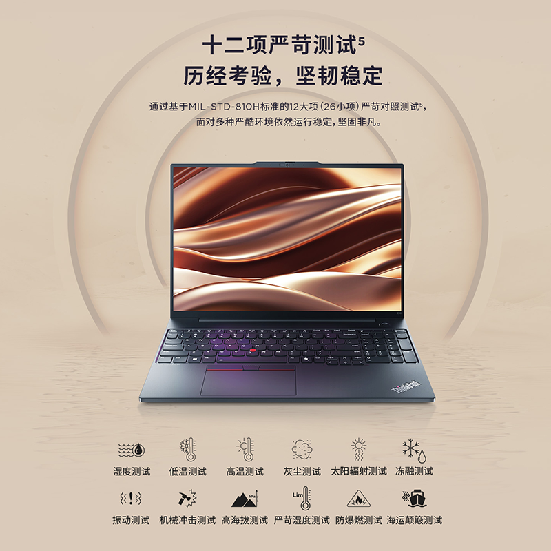 联想ThinkPad E16 酷睿Ultra5 125H 32G 2TB 2.5K 16英寸轻薄便携商务笔记本电脑