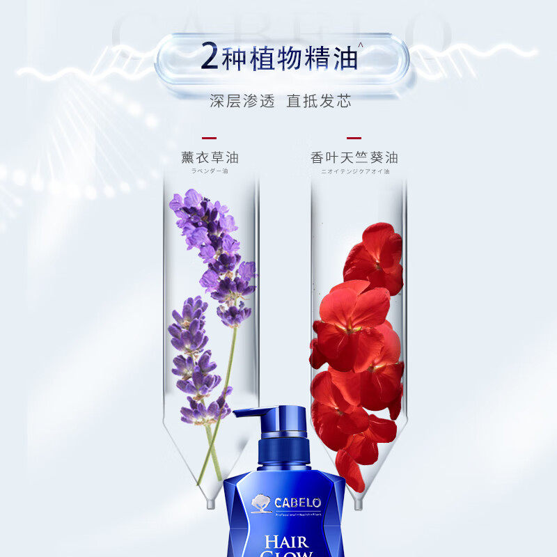 卡蓓诺 防脱洗发水(损伤性脱发)350mL/(蓝色)高清大图