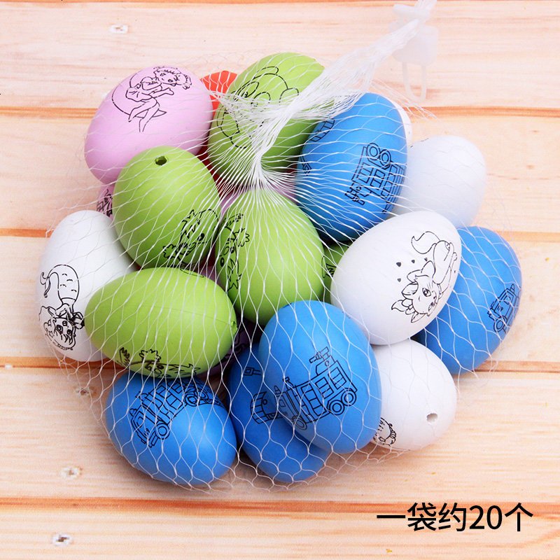 兰眉节庆饰品复活节彩蛋diy儿童手工塑料彩蛋有图复活蛋diy 彩绘蛋壳画鸡蛋 价格图片品牌报价 苏宁易购宇庭家纺专营店