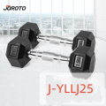 捷瑞特（JOROTO）美国品牌环保包胶六角哑铃男士家用健身器材2.5kg/对_542