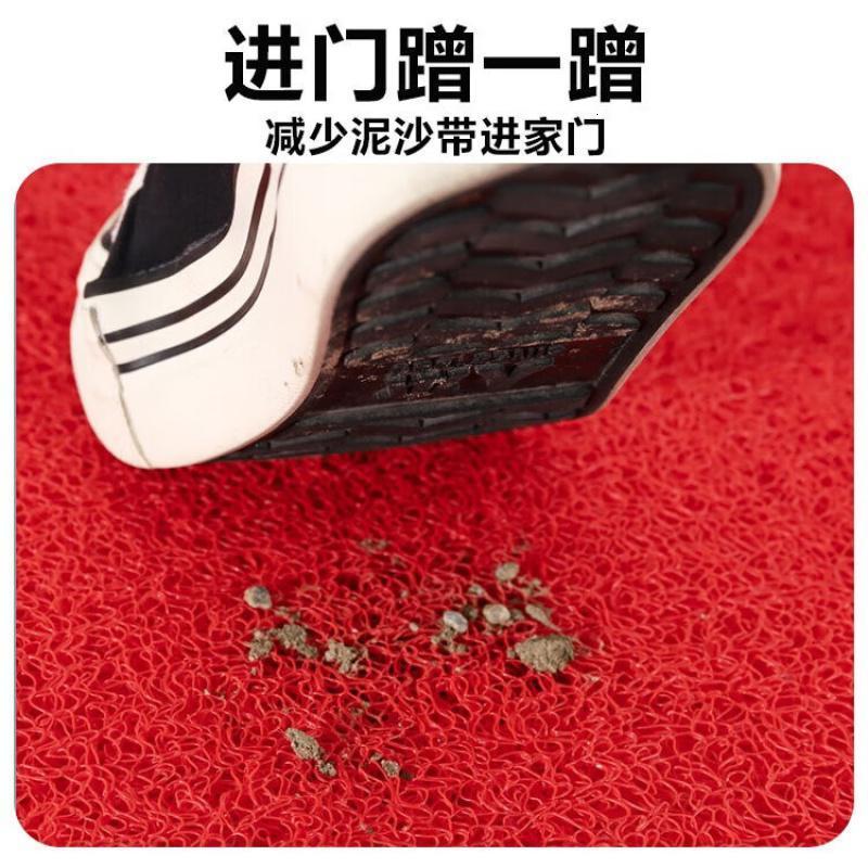 匹牧丝圈地垫酒店迎宾PVC防滑垫红色1.2*1m厚10mmPM-DZ-0014单位:件