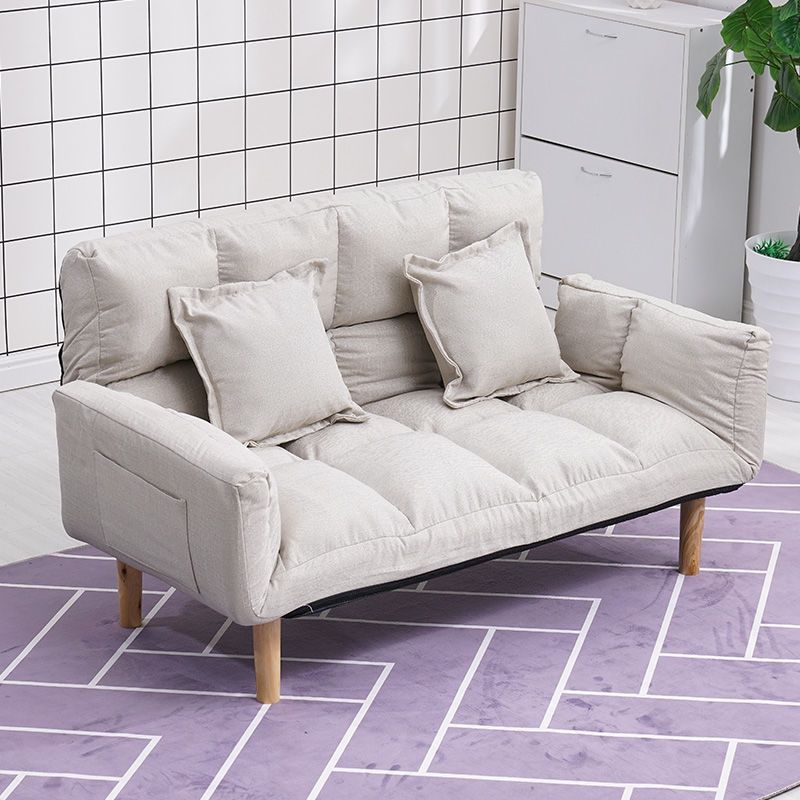 懒人沙发双人小户型榻榻米卧室阳台小沙发网红简易折叠两用沙发床弧威