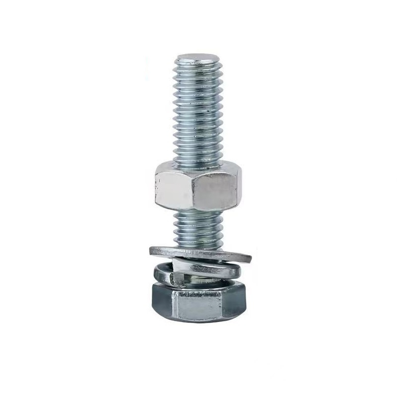 伟鹏双兴 4.8级镀锌外六角螺丝螺栓套装 M18*45mm/套高清大图