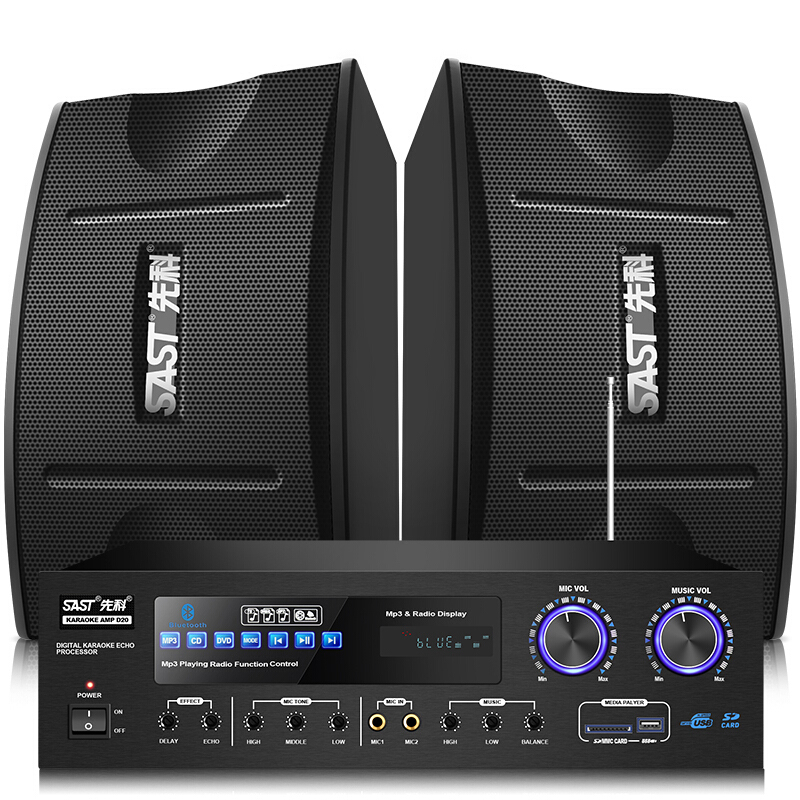 先科(sast)a10 套装家庭影院 家庭影音 ktv音响套装 卡拉ok家用 影院