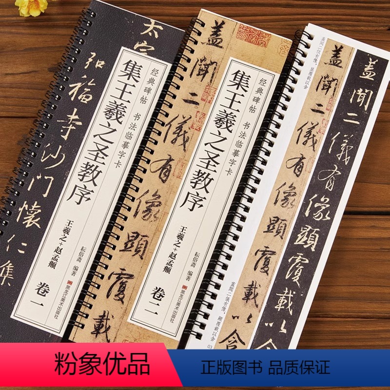 [正版]唐怀仁集王羲之书圣教序赵孟俯临集王圣教序大唐三藏集字高清墨迹本行书毛笔书法字帖初学者入门经典碑帖近距离书法临摹