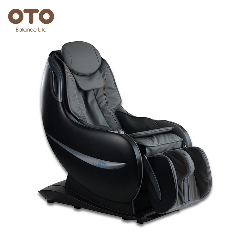 oto按摩椅家用新款小型全身自动摇摆按摩沙发翻转按摩腿机rk11灰色