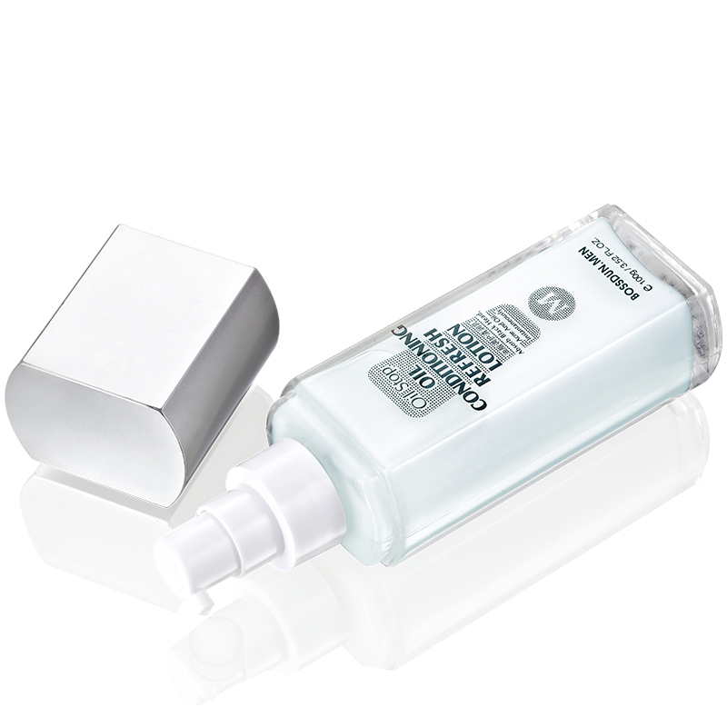 波斯顿(BOSSDUN.MEN) 油脂调护保湿+控油2件套装洗面奶128g+乳液100ml高清大图