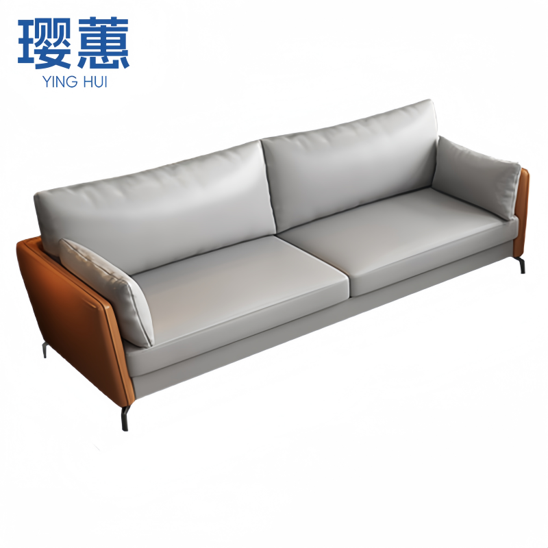 璎蕙皮艺沙发套装 三人位+单人位*2 套高清大图