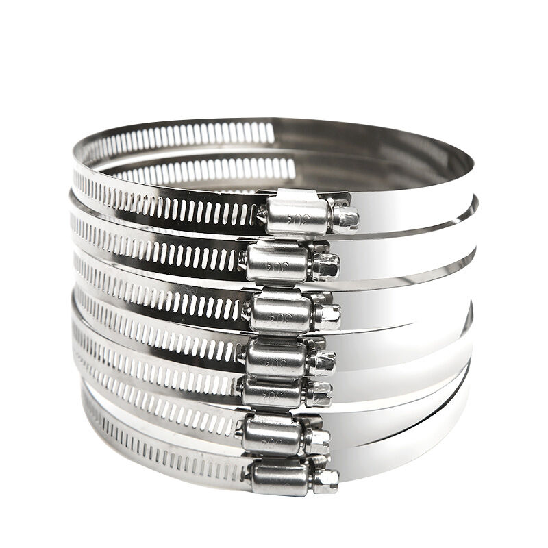 国产304不锈钢喉箍卡箍锁紧箍圈燃气管道水管管箍管夹直径 59-82mm