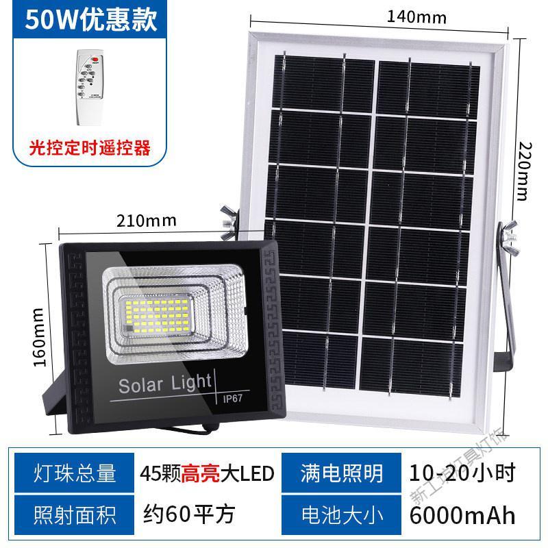 苏宁放心购 太阳能户外灯庭院路灯光伏超亮家用led感应农乡村照明一拖二室内