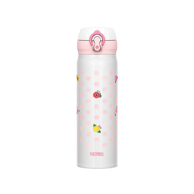 [海外直采 原装正品]膳魔師(THERMOS) 保温杯 真空不锈钢 JNL-502 白色斑点 500毫升