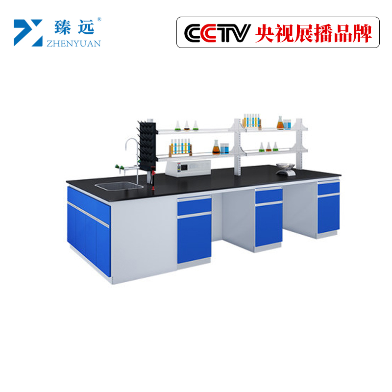 臻远操作台实验台化学试验桌 全木中央台/米 ZY-SN-0468