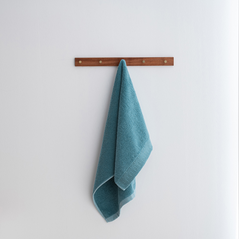 天山柔 33*75cm 100g/70*140cm 350g 全棉迷宫格毛巾浴巾 (计价单位:条)高清大图