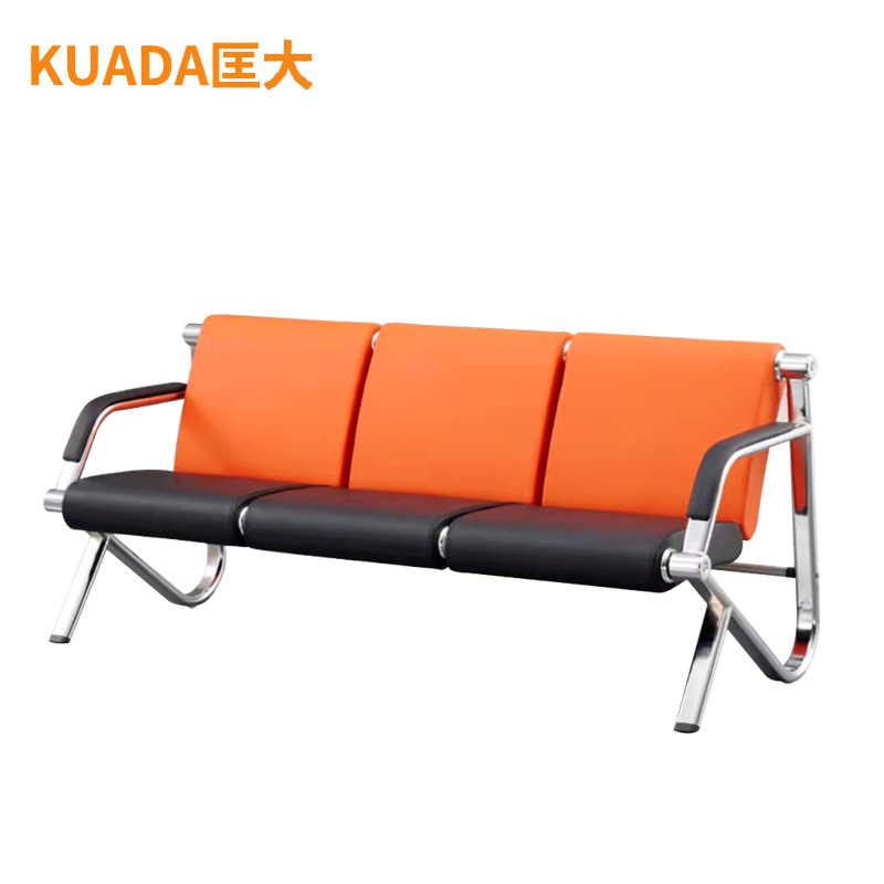 匡大 办公沙发 皮艺沙发 办公室接待沙发 西皮 三人位 KDT814高清大图