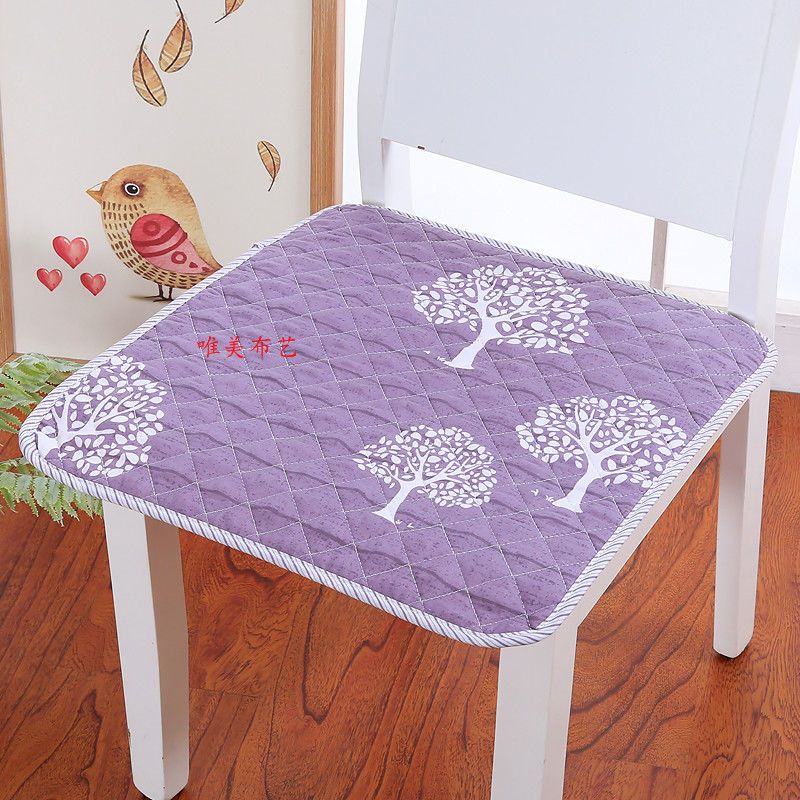 椅子坐垫四季夹棉薄款椅垫办公室座椅垫防滑布艺餐椅垫【价格 图片