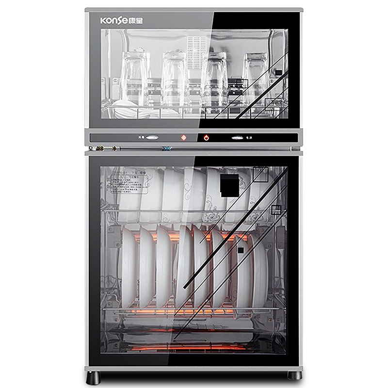 康星消毒柜二星级消毒76l台式消毒柜家用办公室小型餐具消毒碗柜立式