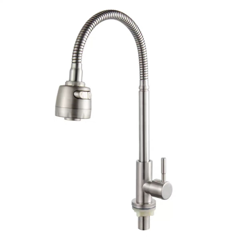 南方卫通 304不锈钢单冷万向水龙头 NF-344 /个