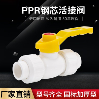 铭通远洋 PPR加厚双活节钢芯球阀20（10个起拍）