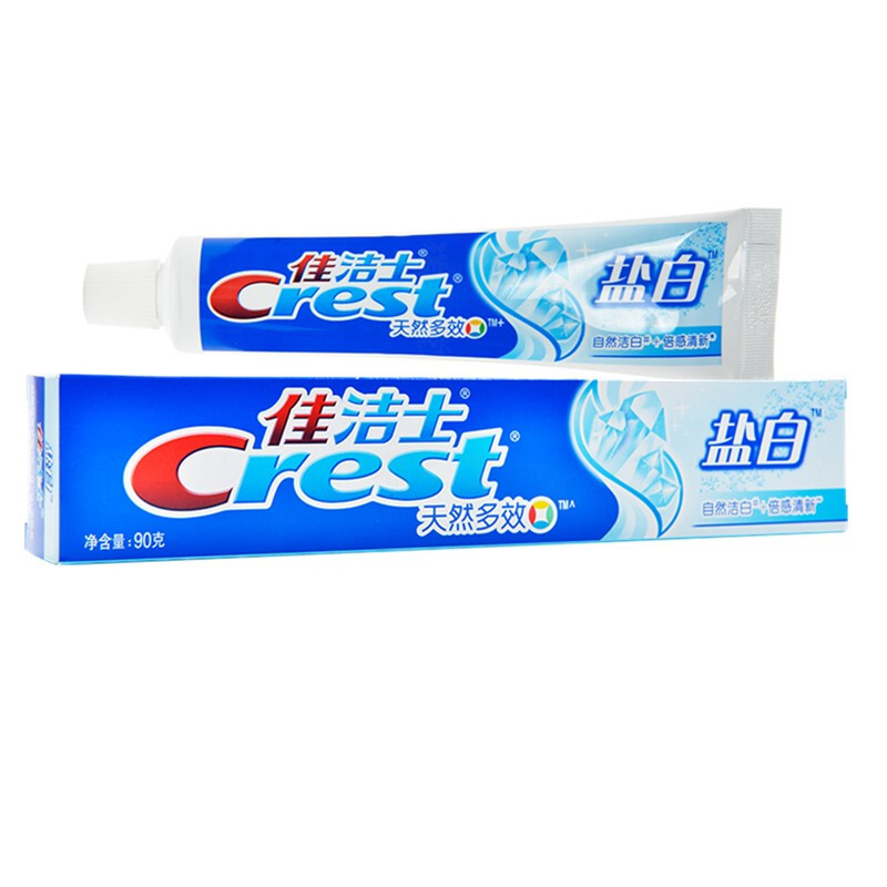 佳洁士 盐白牙膏（清凉薄荷香型）90克（单位：支）