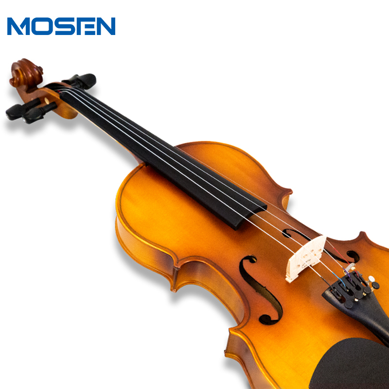 莫森mosenms826m实木金典小提琴初学款自然风干西洋乐器哑光