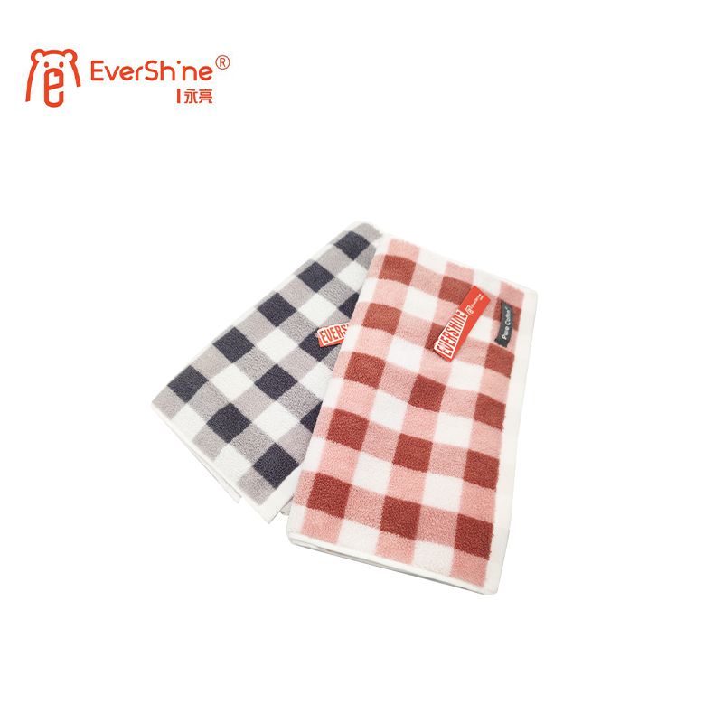 永亮毛巾布拉格调面巾74*34cm 100g两条装/盒高清大图