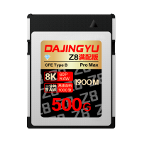 小窝厘 DAJINGYU大鲸鱼 cfexpress存储卡CFE Type B高速相机内存卡 支持8K60P可录满