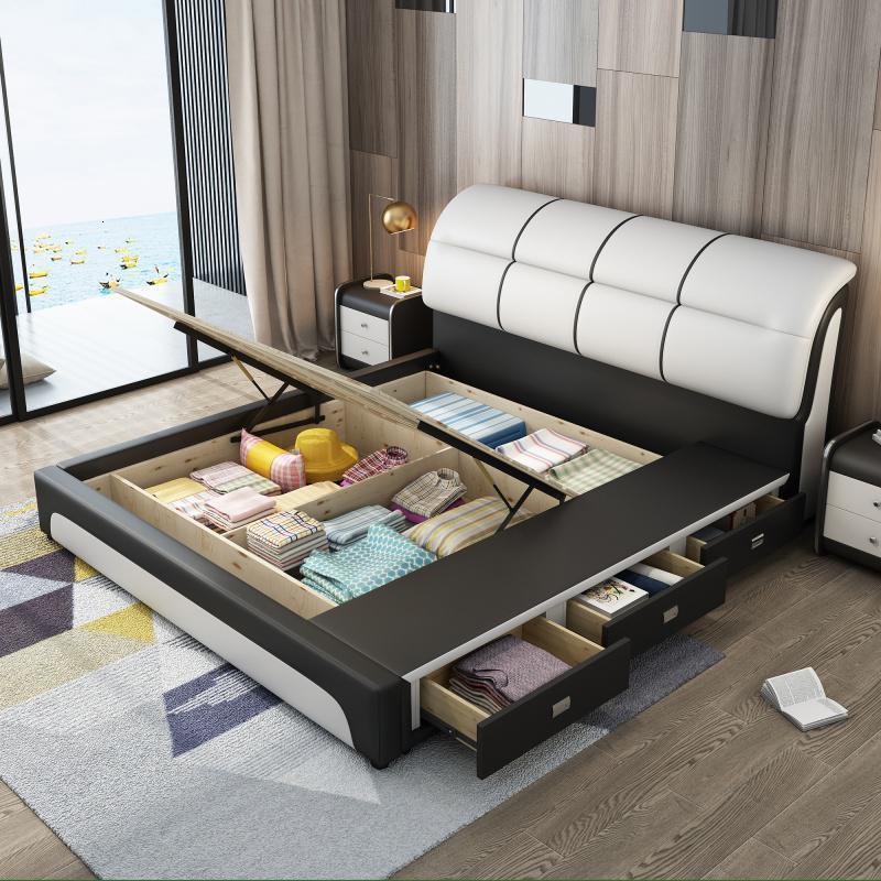 森美人床双人轻奢床现代简约两米大床榻榻米软床主卧储物床婚床参数