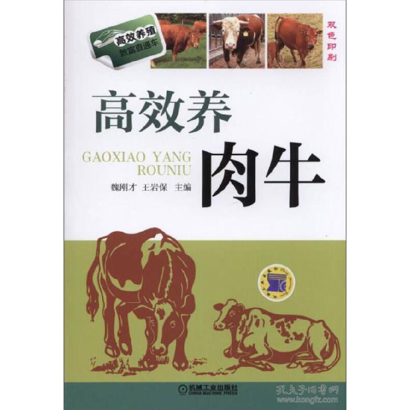 正版新书]高效养肉牛主编魏刚才,王岩保9787111483755高清大图