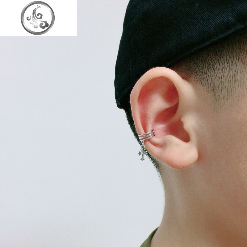 复古泰银纯银耳夹无耳洞耳环男单只潮朋嘻哈做旧耳骨夹耳钉jimi报价 参数 图片 视频 怎么样 问答 苏宁易购