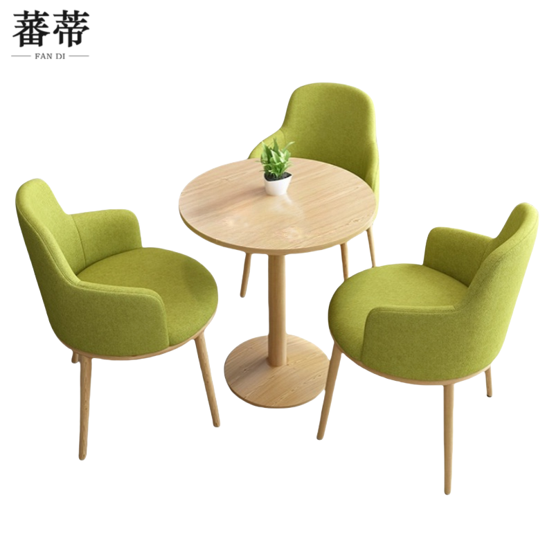 蕃蒂洽谈桌一桌三椅套高清大图