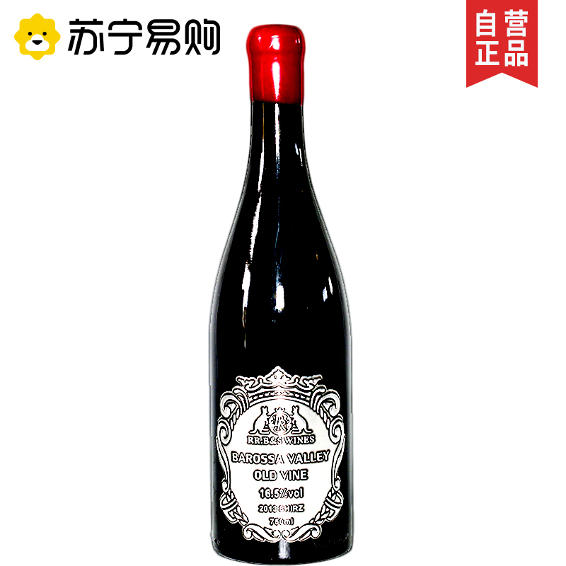 rrbs利弗林德斯老藤西拉亚干红葡萄酒澳大利亚进口红酒750ml稀有165