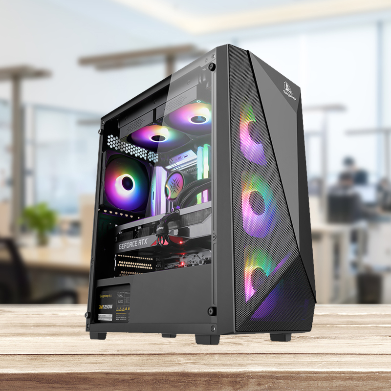 i7 13700F/5060Ti 8G独显32G 双通道内存NVME固态DIY组装机台式电脑吃鸡游戏主机兼容机整套5060Ti主机高清大图