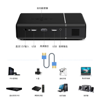 投美（TOUMEI) K2投影仪家用WiFi全高清便携投影机智能微型4K电视1080p办公3D幕布手机支架家庭影院无屏电视