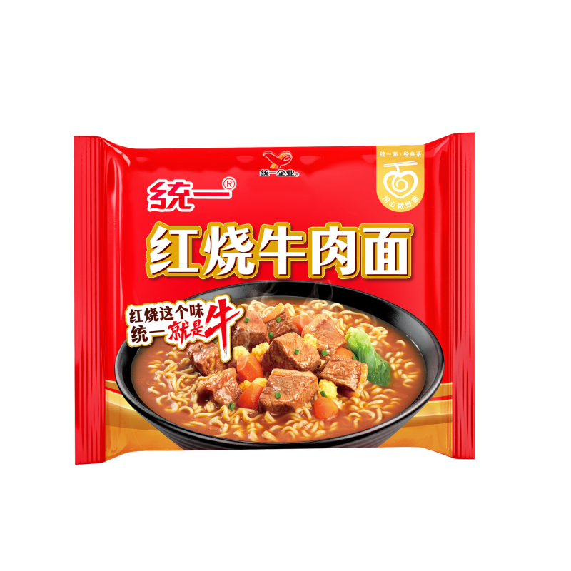 统一100方便面红烧香辣牛肉面老坛酸菜藤娇藤椒泡面夜宵袋装速食高清大图