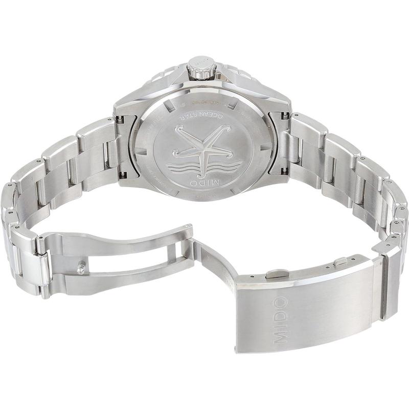 Mido/美度瑞士自动机械潜水表男款深海探索米防水蓝盘陶瓷圈硅游高清大图