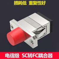千天(QANTOP)光纤适配器工程电信级光纤跳线延长对接头耦合器法兰盘 SC-FC金属款QT-SC-FC03