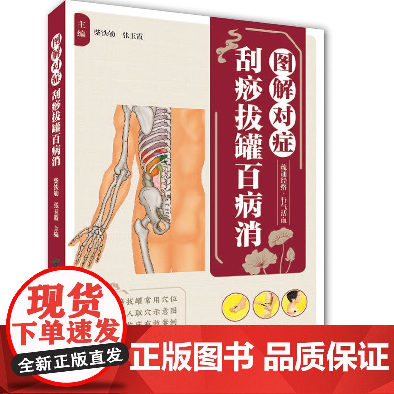 图解对症刮痧拔罐百病消 临床常见疾病的刮痧拔罐取穴高清大图