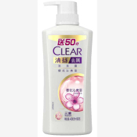 清扬去屑洗发露樱花沁爽型 400+50ML