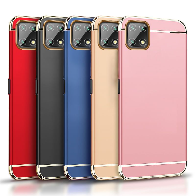 munu适用于oppoa72手机壳pdym20薄磨砂电镀防摔硬壳全包保护套简约