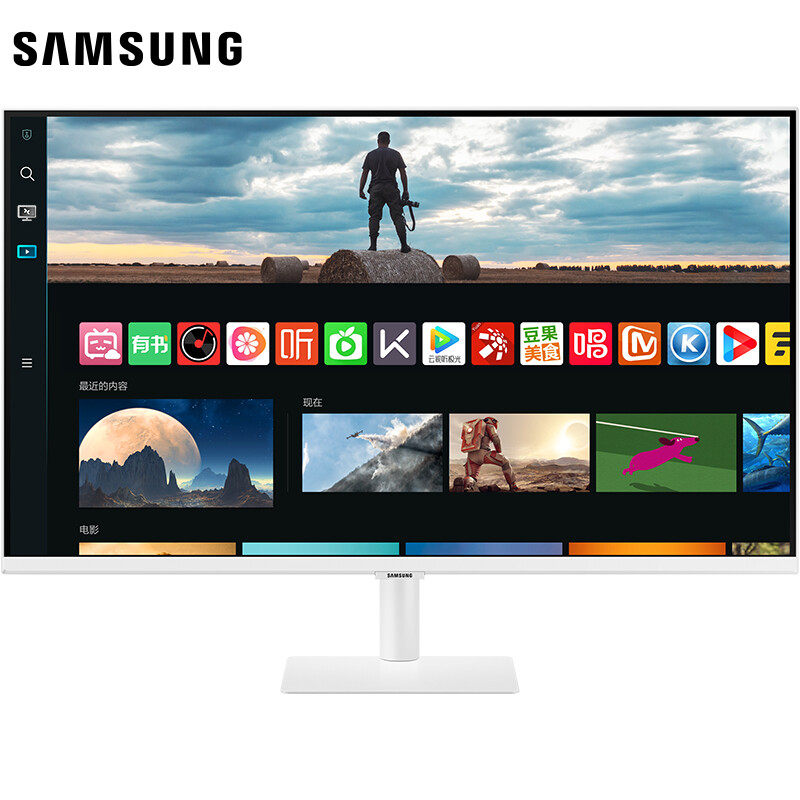三星samsung4k315英寸107亿色数hdr10s32bm701uc智慧显示器无线投屏