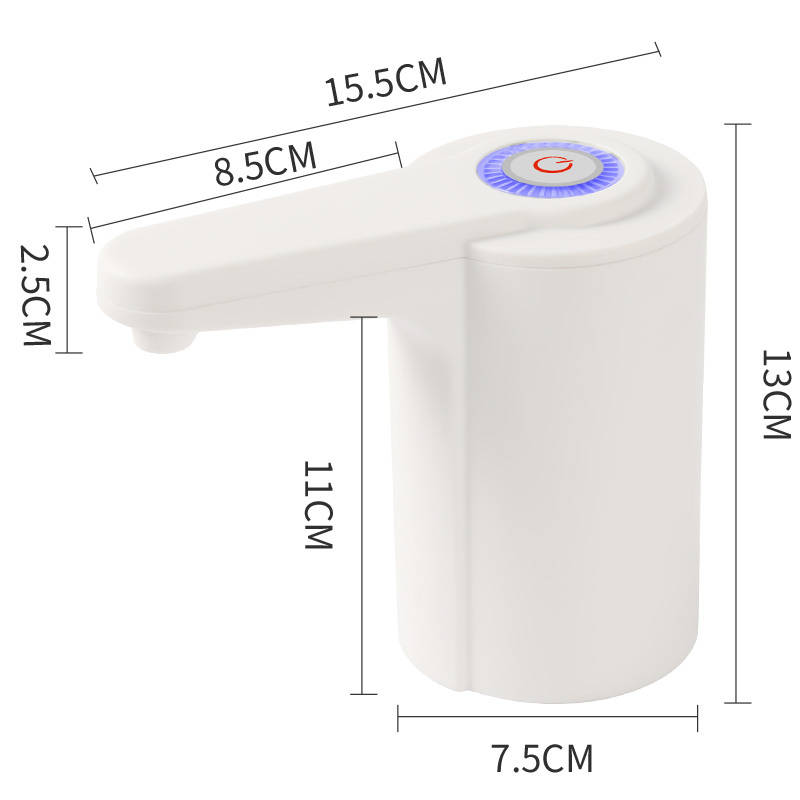 拜杰桶装水抽水器家用电动上水器低音压水器吸水器简约易安装白色抽水器