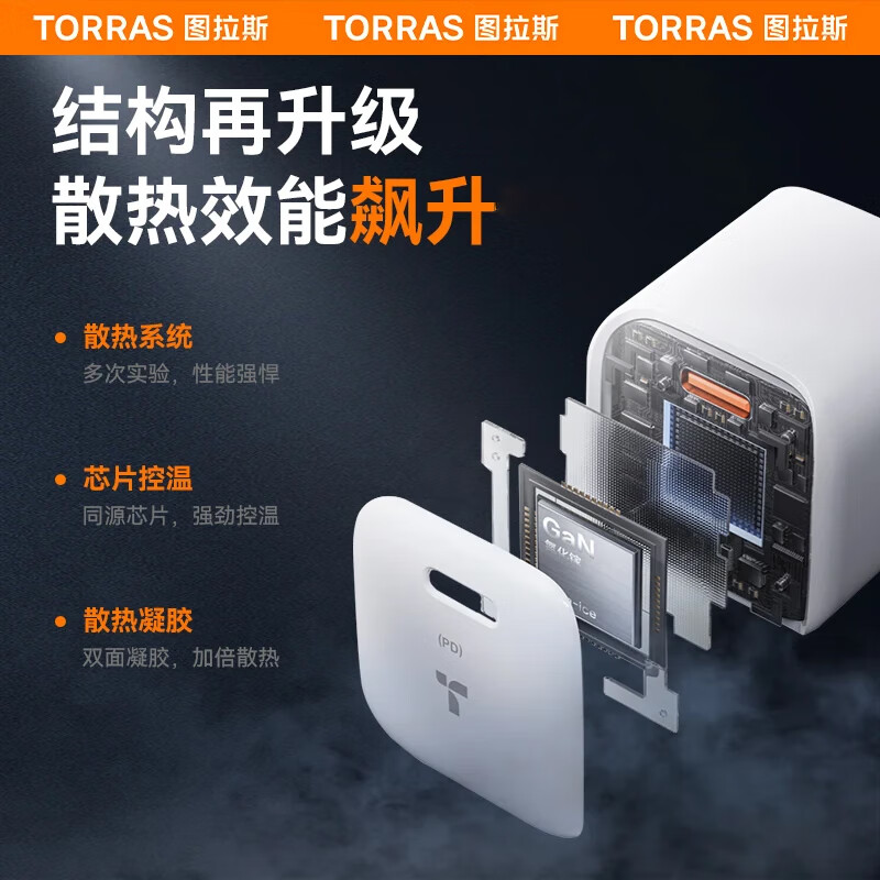 图拉斯-小冰块充电器T17-20W(CDRA30)(颜色随机)高清大图