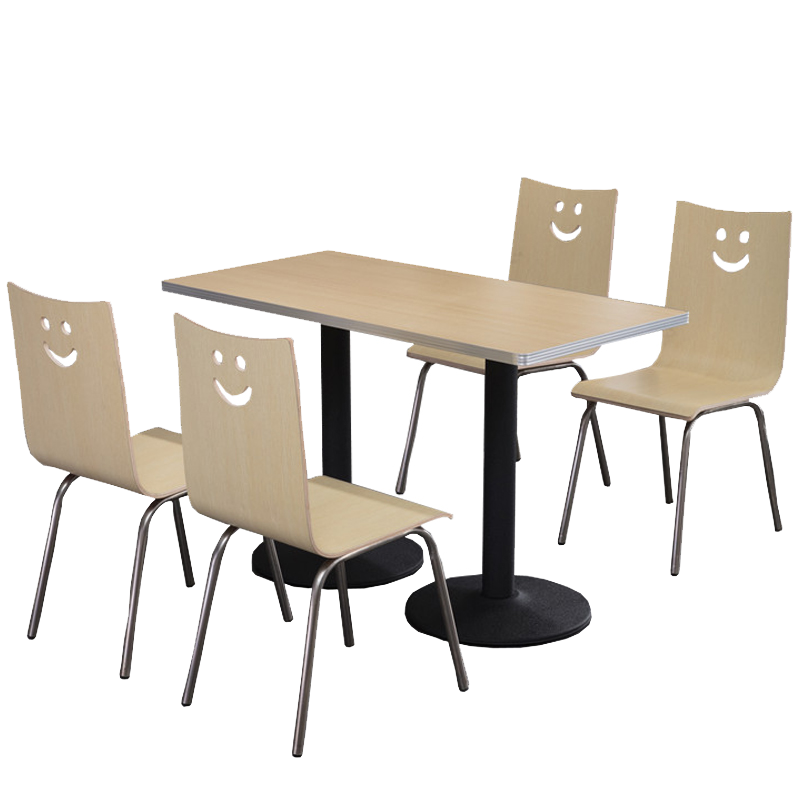 汐餐桌一桌四椅套高清大图